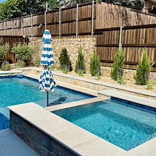 Poolside-Landscape-Artificial-Turf-Installation-in-Argyle-TX 2